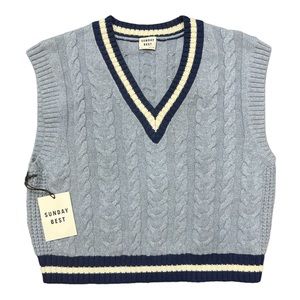 Sunday Best Winston Sweater Vest NWT Size M